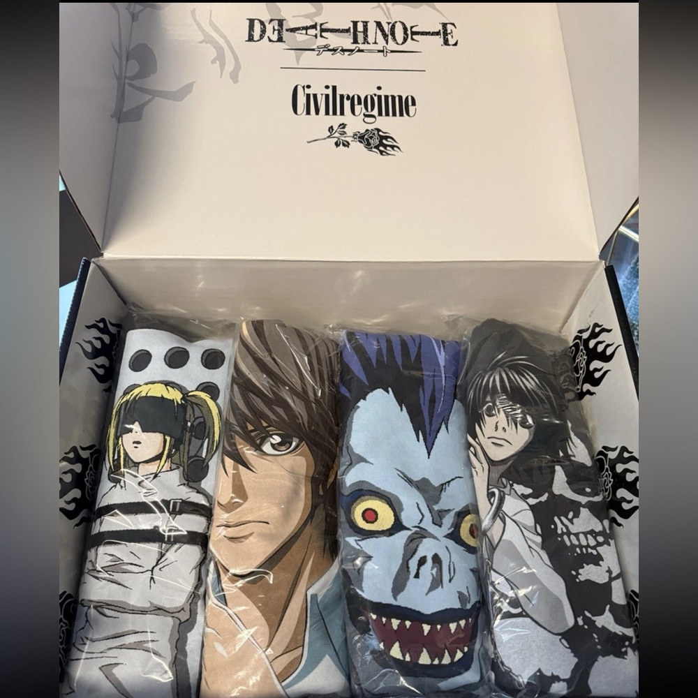 Civil Regime x Death Note Men's 4 Tee Set